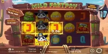 Casino4u Casino: 15 Free spins no deposit on the Wild Fastpay slot from (BGaming)